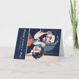 父の日の写真カード – カスタムパパ用メッセージ サンキューカード