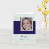父の日の写真カード カード (黄色い花)