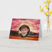 父の日の写真カード カード (黄色い花)