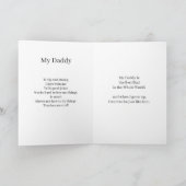 父の日の写真カード 息子からの尊敬の気持ち カード (内部)