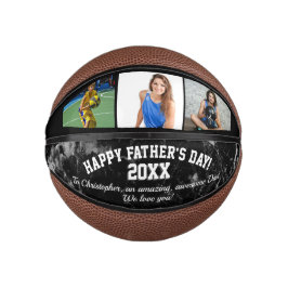 父の日の写真ギフトバスケットボール ミニバスケットボール