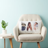 父の日の写真コラージュのギフトパーソナライズされたについて ランバークッション (椅子)