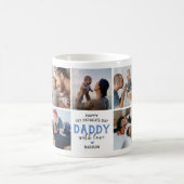 父の日の写真コラージュ コーヒーマグカップ (中央)