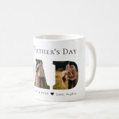 父の日の写真コラージュ コーヒーマグカップ (正面右)