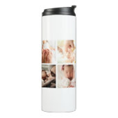 父の日の写真コラージュ | サーマルタンブラー タンブラー (回転左)
