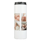 父の日の写真コラージュ | サーマルタンブラー タンブラー (裏面)