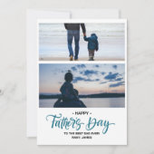 父の日の写真コラージュ シーズンカード (正面)