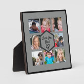 父の日の写真コラージュ フォトプラーク (正面)