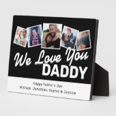 父の日の写真コラージュ フォトプラーク (側面)