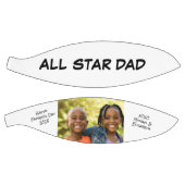 父の日の写真パーソナライズされた バスケットボール (パネル)