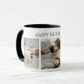 父の日の写真マグカップカスタム- 3枚の写真&文字 マグカップ (正面左)