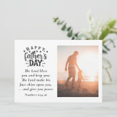 父の日の写真主あなた賛美キリスト教の聖書 シーズンカード (スタンド正面)