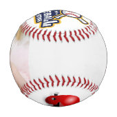 父の日の写真愛してるパパ 野球ボール (正面)