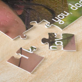 父の日の写真愛パーソナライズなパパ ジグソーパズル (側面)