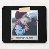 父の日の写真新しい父クール父 マウスパッド (正面)