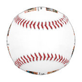 父の日の写真表示コラージュパパ 野球ボール (裏面)