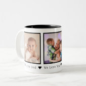 父の日の写真3枚セット オーダーメイド ツートーンマグカップ (正面左)