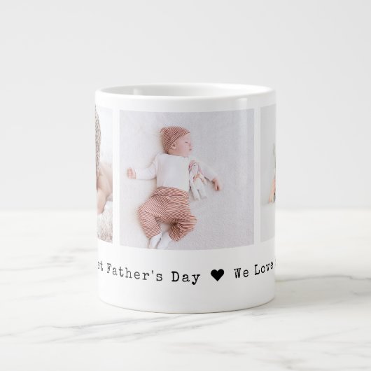 父の日の写真3 ジャンボコーヒーマグカップ (正面)