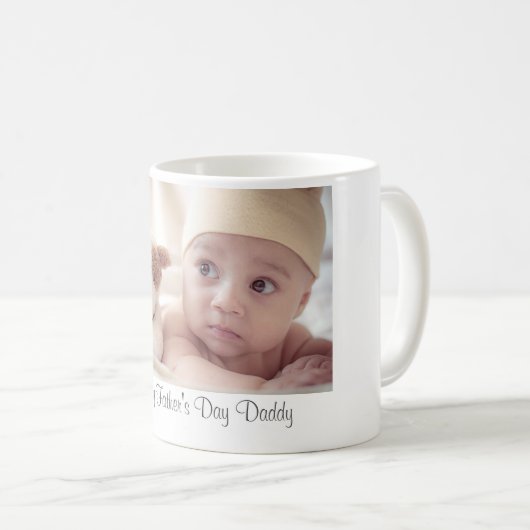 父の日の写真 コーヒーマグカップ (正面右)
