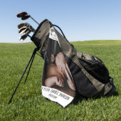 父の日の写真 ゴルフタオル (グリーン)