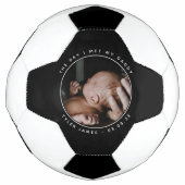 父の日の写真 サッカーボール (正面)