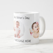 父の日の写真 ジャンボコーヒーマグカップ (正面右)