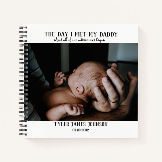 父の日の写真 ノートブック (正面)