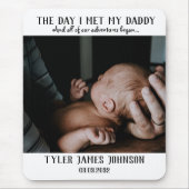 父の日の写真 マウスパッド (正面)