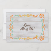 父の日の写真 伝説の男 シーズンカード (裏面)