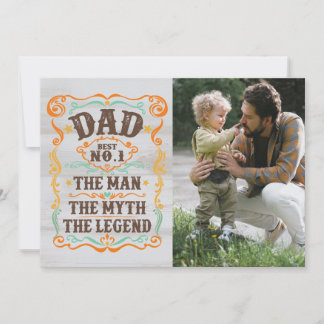 父の日の写真 伝説の男 シーズンカード
