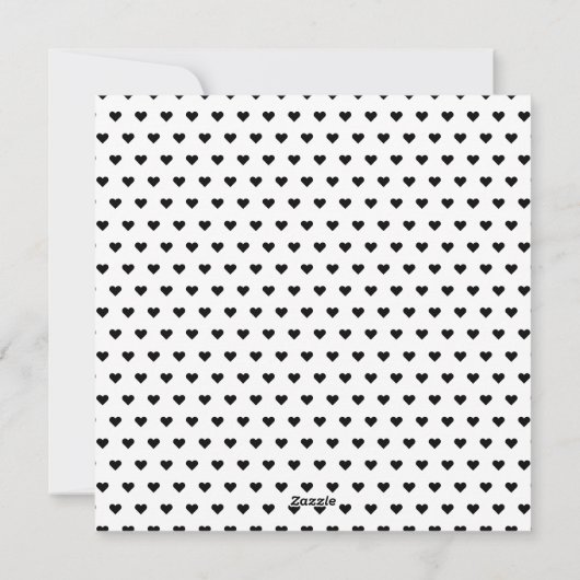 父の日の初めての写真ハート シーズンカード (裏面)