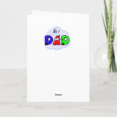 父の日の単語検索 カード (裏面)