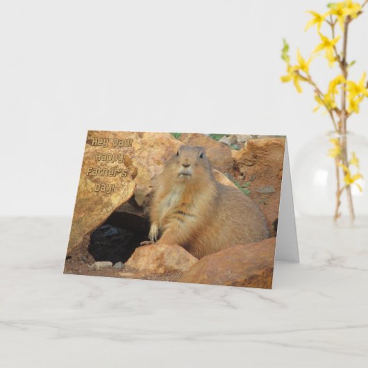 父の日の友 カード (黄色い花)