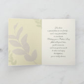 父の日の叔父のために。リーフエレガントパターン カード (内部)