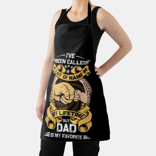 父の日の名前の多い エプロン (インサイチュ)