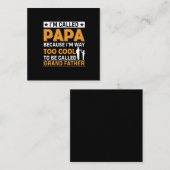 父の日の呼び名はパパ ノートカード (正面/裏面)