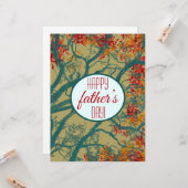 父の日の喜び！木の計り知れない価値 カード (正面/裏面インサイチュ)