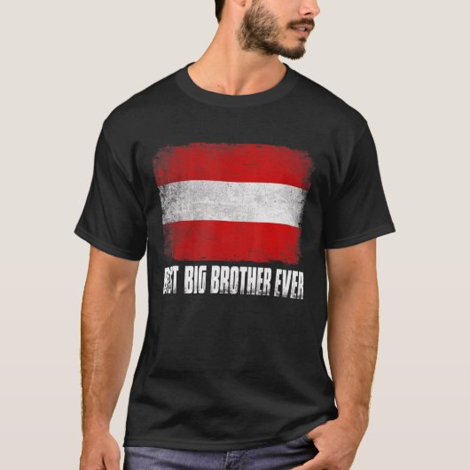 父の日の大き最高のな兄弟の動揺して永遠 Tシャツ (正面)