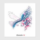 父の日の天使の翼 シール (シート)