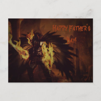 父の日の天使はがき ポストカード