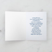 父の日の夫のためにクマ家族のフォーク芸術 カード (内部)