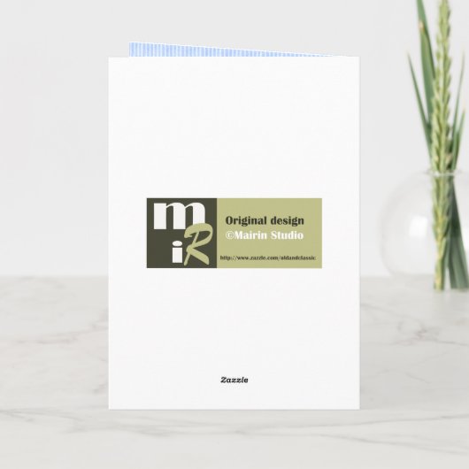 父の日の夫のために カード (裏面)