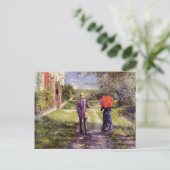 父の日の夫のために。ファインアート ポストカード (スタンド正面)