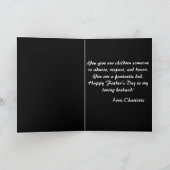 『父の日の夫のための写真』 シーズンカード (内部)