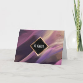 父の日の夫の抽象芸術 カード