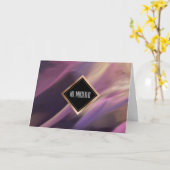 父の日の夫の抽象芸術 カード (黄色い花)