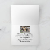 『父の日の夫はライオン最高のの動物』 カード (内部)