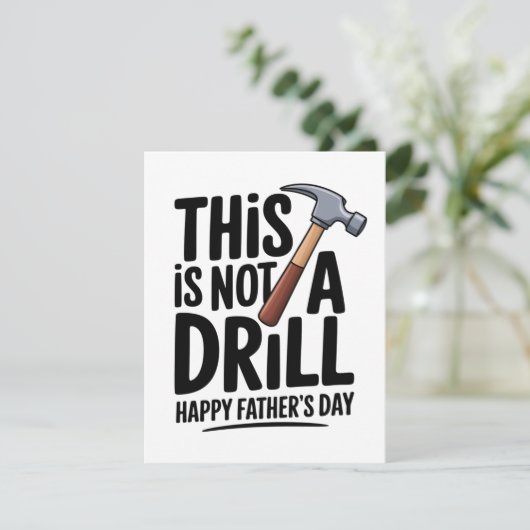 父の日の夫へのダジャレカード シーズンカード (スタンド正面)