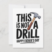 父の日の夫へのダジャレカード シーズンカード (正面)