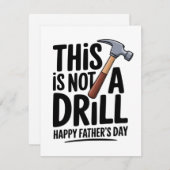 父の日の夫へのダジャレカード シーズンカード (正面/裏面)